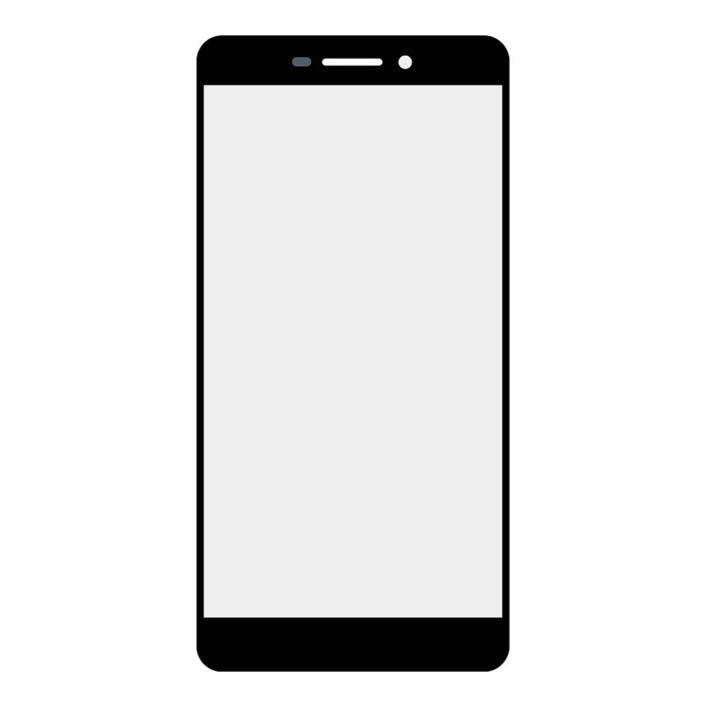 Стекло + OCA плёнка для переклейки Nokia 6.1 (черный)