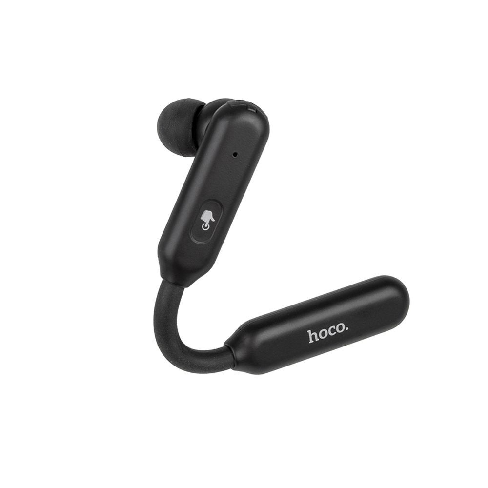 Bluetooth моногарнитура HOCO S15 Noble BT 5.0, внутриканальная (черный)