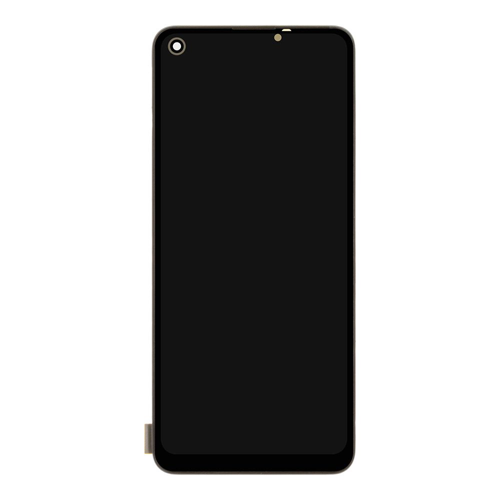 LCD дисплей для Oppo A74 4G (CPH2219) в рамке OLED (черный)