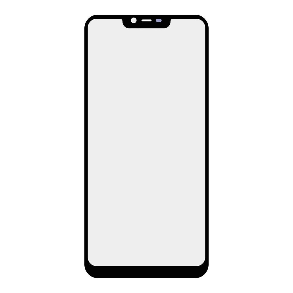 Стекло для переклейки Oppo A3S (черный)