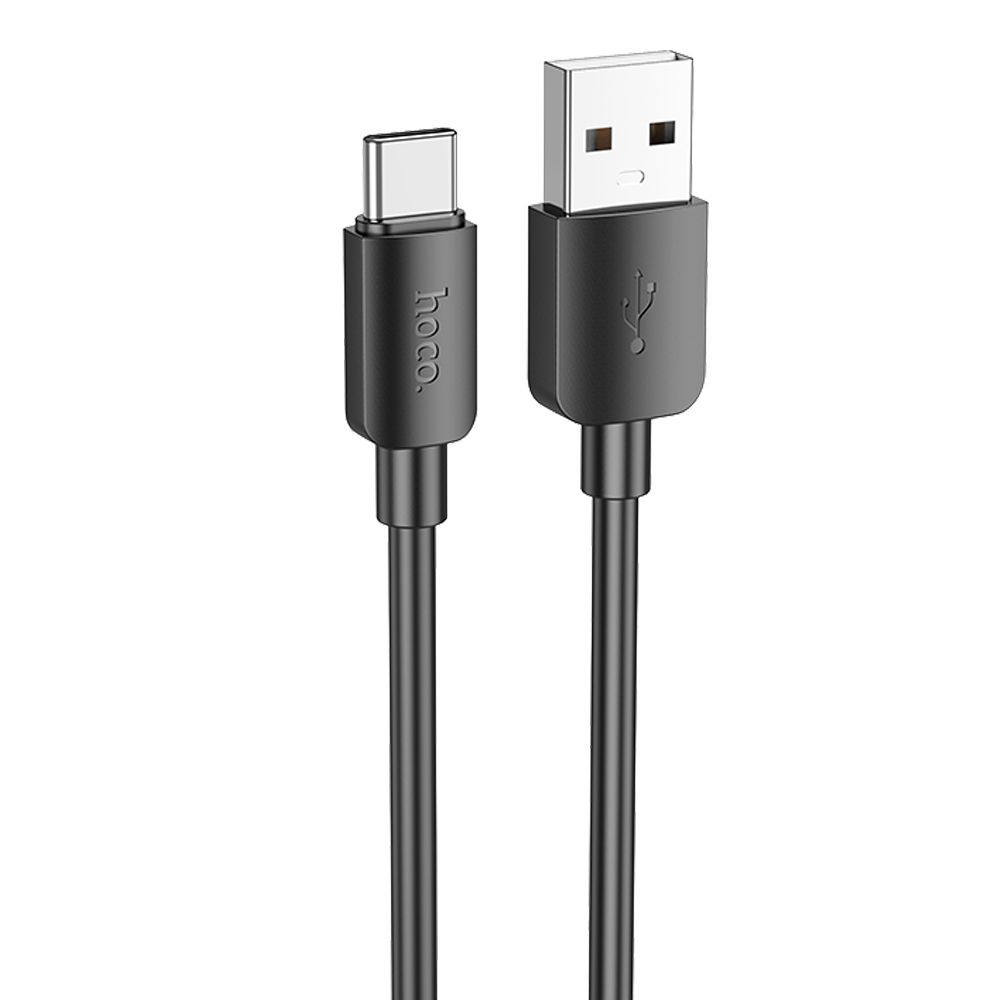 USB кабель HOCO X96 Hyper Type-C, 3А, 27W, 1м, PVC (черный)