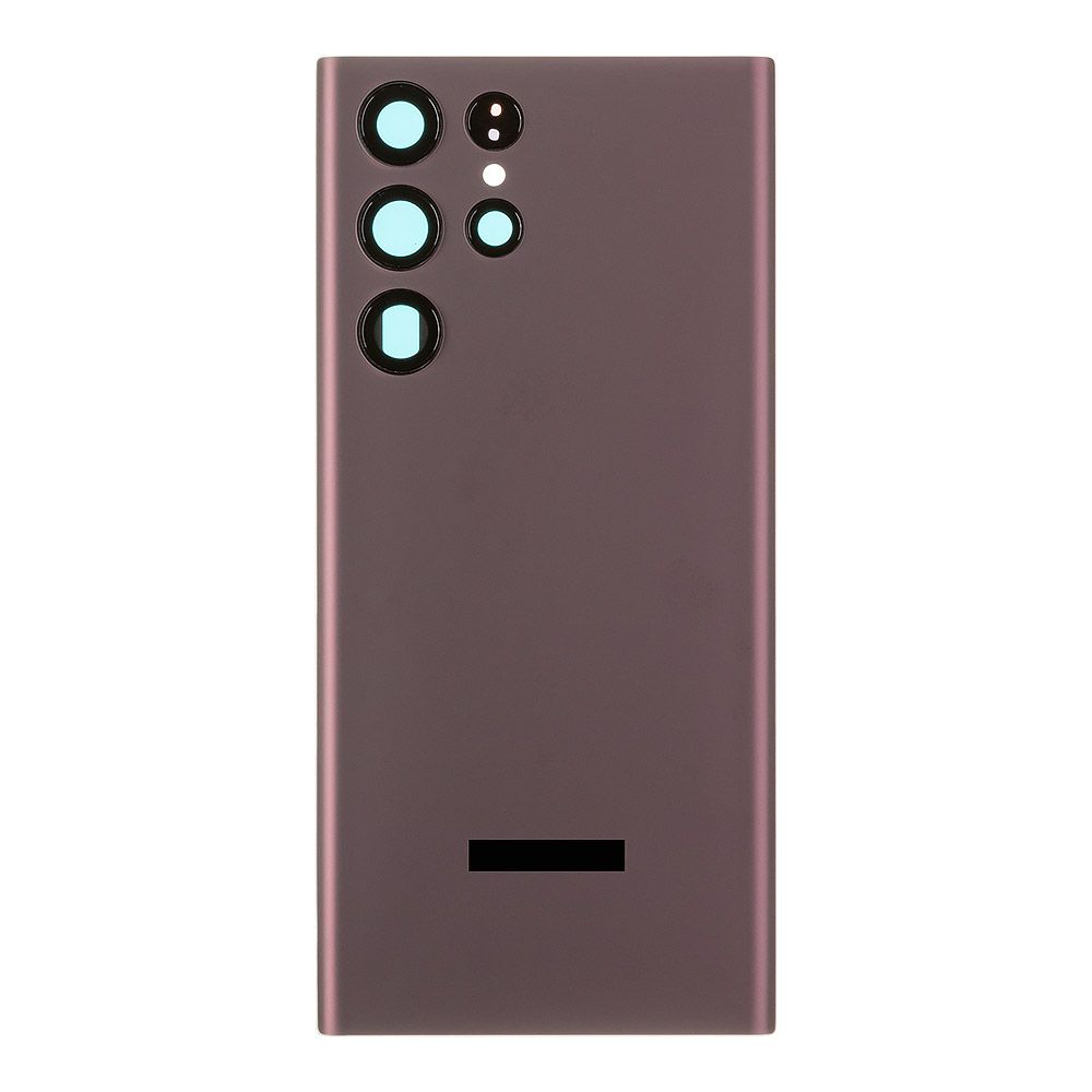 Задняя крышка для Samsung Galaxy S22 Ultra SM-S908 (бордовый), премиум