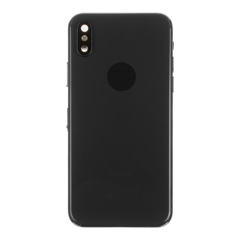 Корпус для Apple iPhone X в сборе со шлейфами (серый космос)