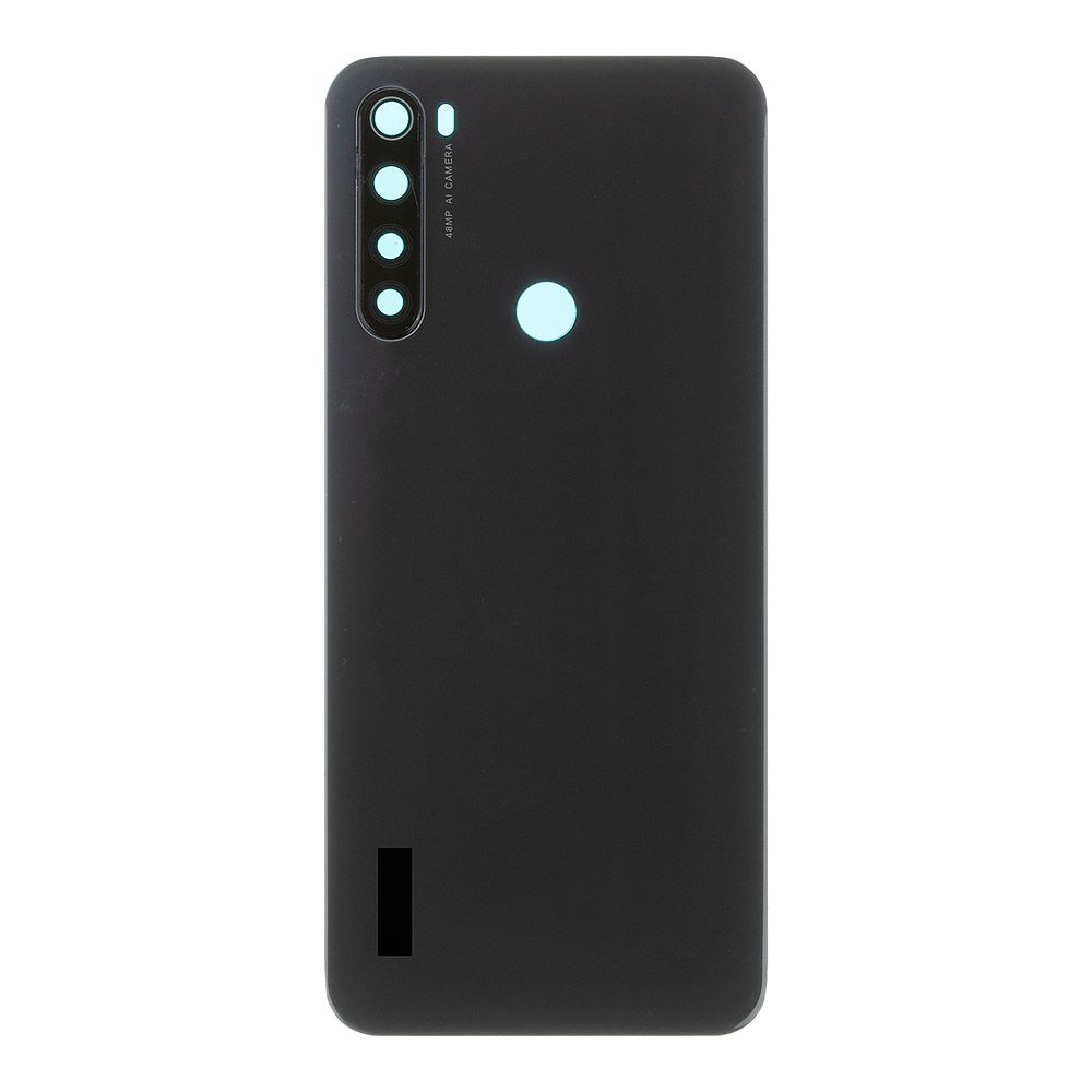 Задняя крышка для Xiaomi Redmi Note 8T со стеклом камеры (черный)