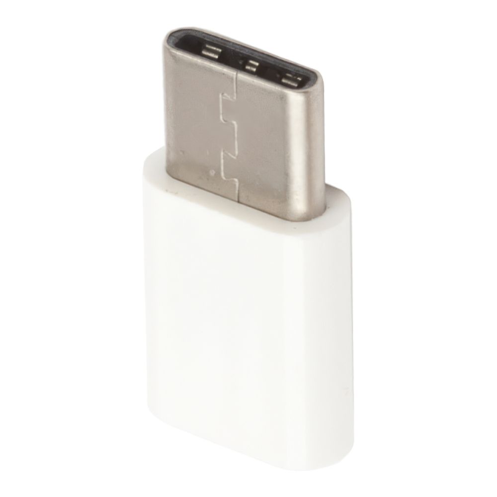 Переходник "LP" USB-C на MicroUSB (белый/европакет)