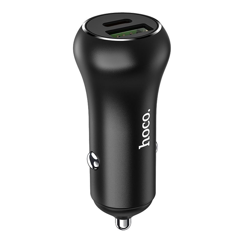 АЗУ HOCO Z38 Resolute 1xUSB, 1xUSB-C, 3А, 38W, PD20W, QC3.0 (черный)