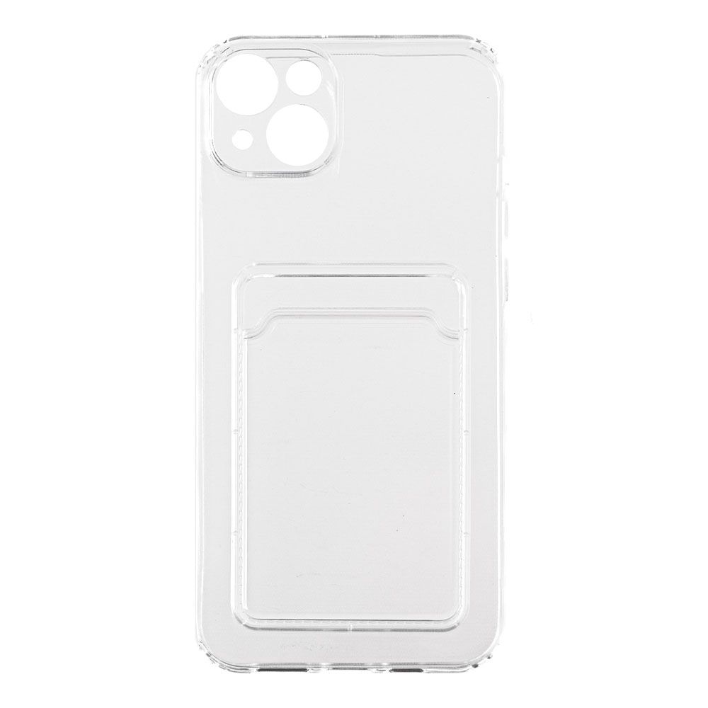 Силиконовый чехол для iPhone 14 Plus карман для карт