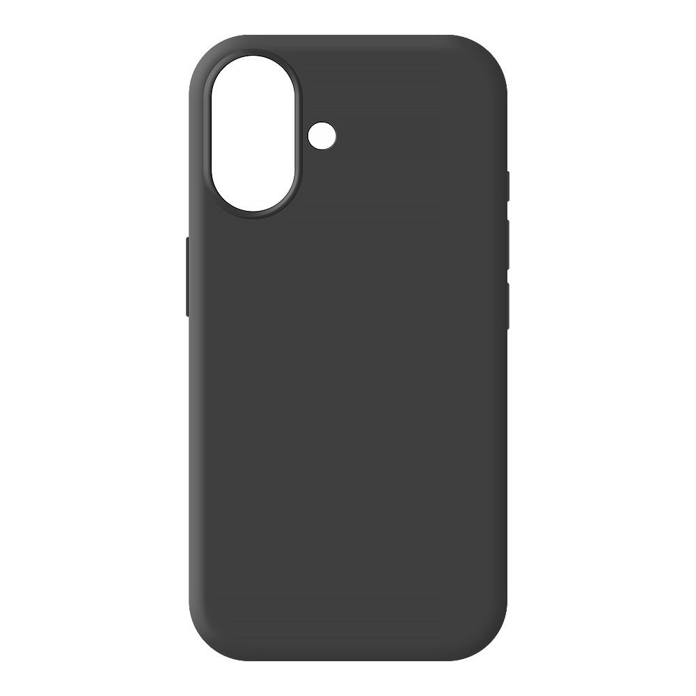 Силиконовый чехол для iPhone 16 "Silicone Case" Black (черный)