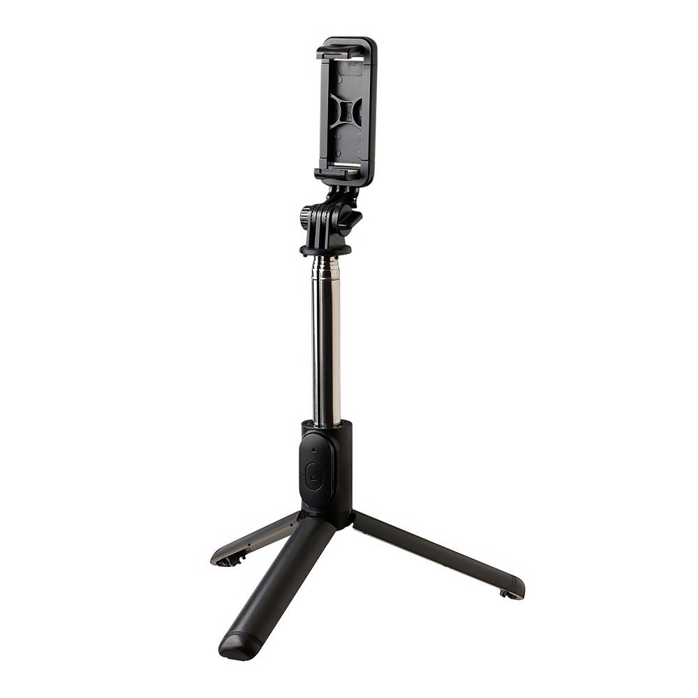 Монопод трипод для смартфона Q1 Selfie Stick 101 см. с bluetooth кнопкой (черный)