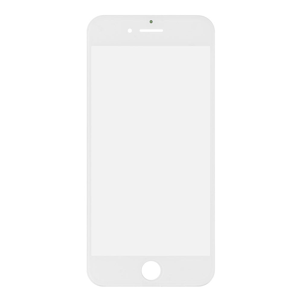 Стекло + OCA  в сборе с рамкой для iPhone 7 олеофобное покрытие (белый)