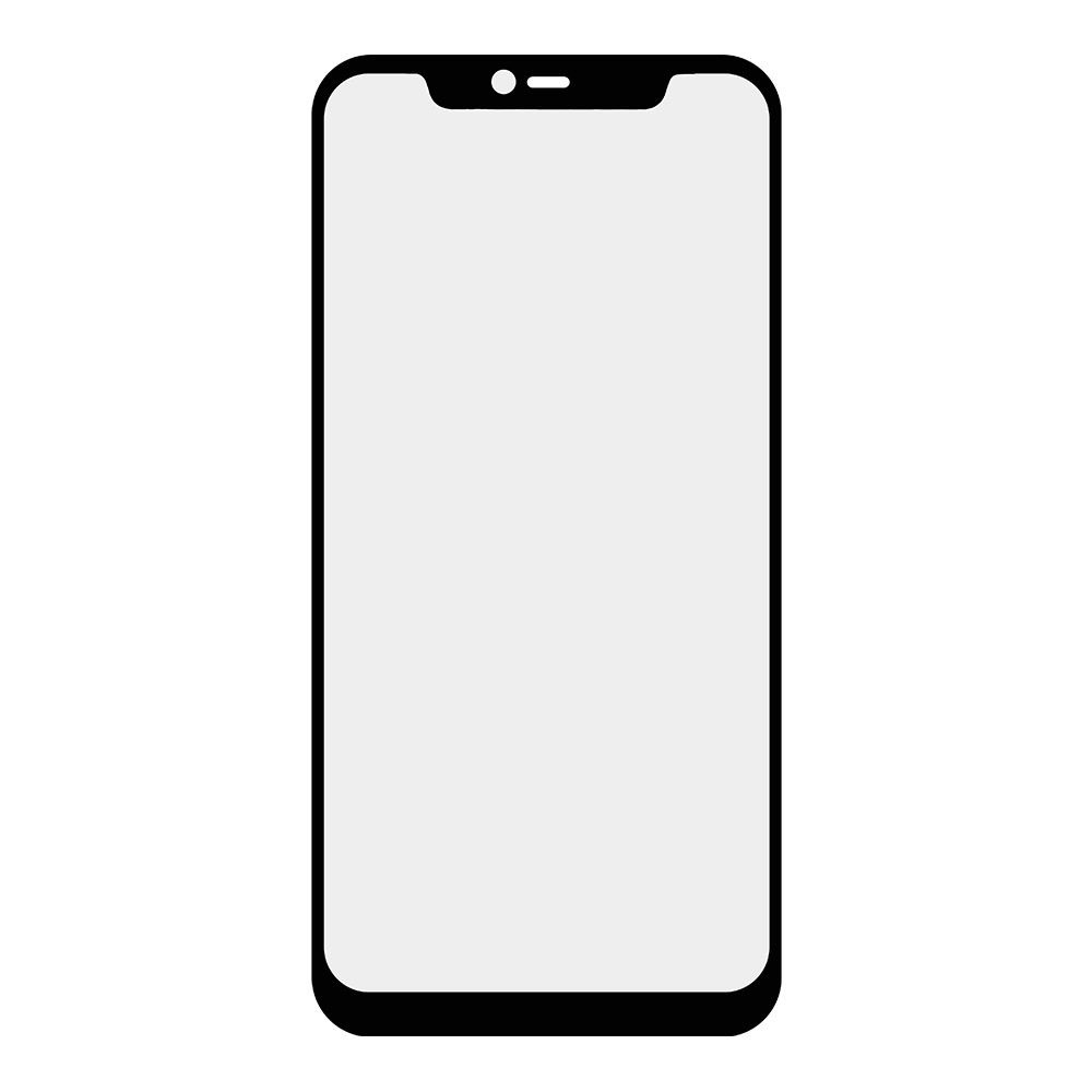 Стекло + OCA пленка для переклейки Xiaomi Mi 8 Pro (черный)