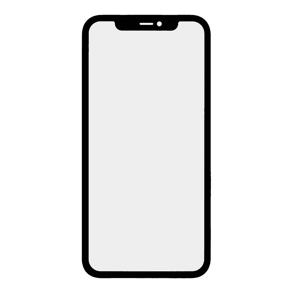 G+OCA PRO стекло для IPhone 11 олеофобное покрытие с рамкой (черный)