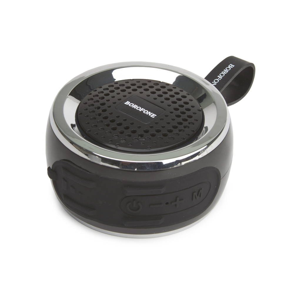 Bluetooth колонка BOROFONE BR2 Aurora Sports BT 5.0, 3W, microSD/USB/FM (черный)