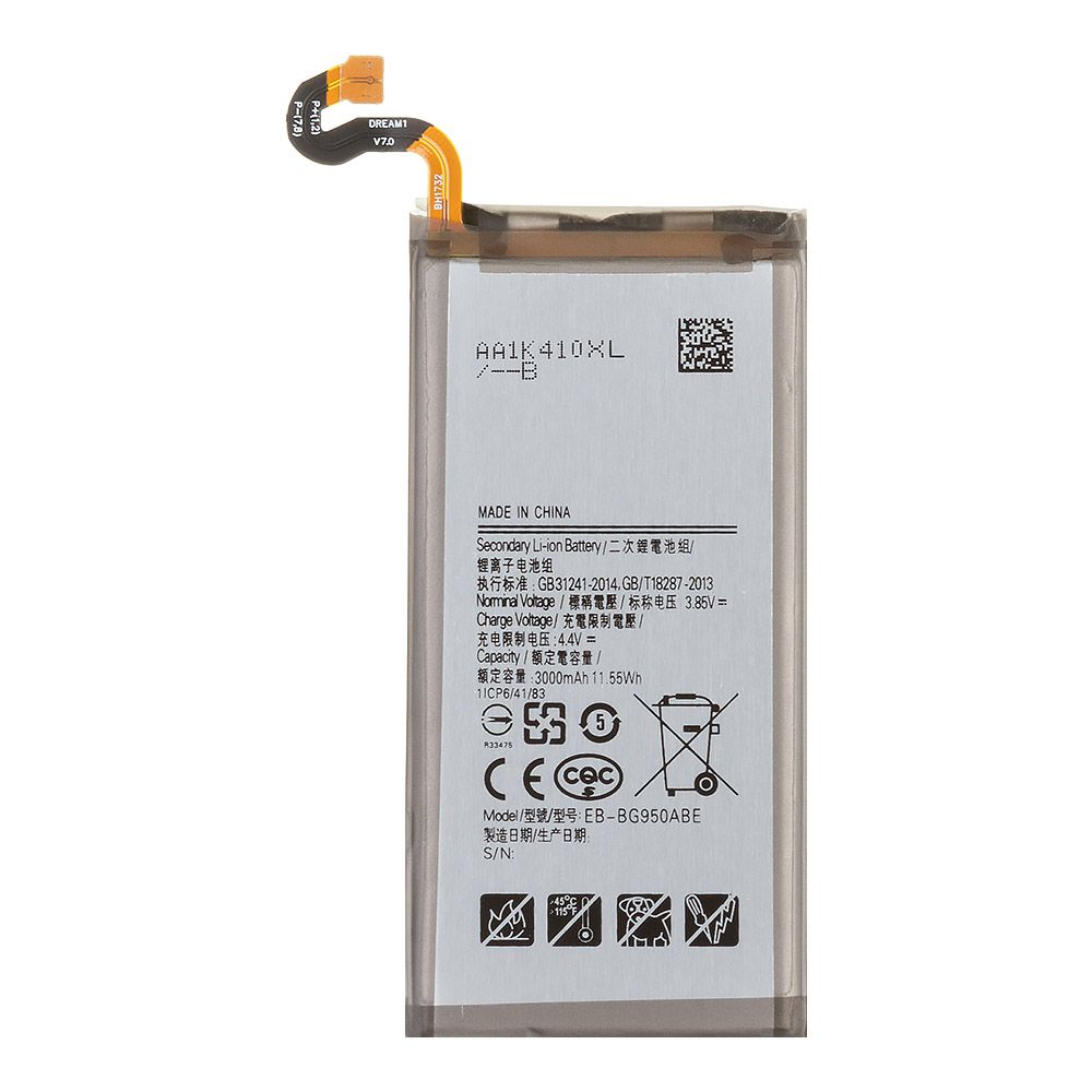 Аккумулятор (АКБ) Samsung (EB-BG950ABA/ABE) S8 SM-G950F Li3000 100% Filling Capacity