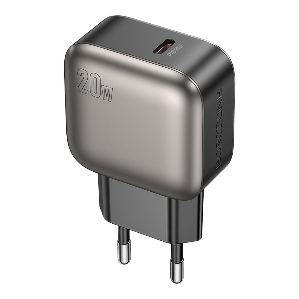 СЗУ BOROFONE BAS53A Absolute 1xUSB-C, PD20W, 3А (черный)