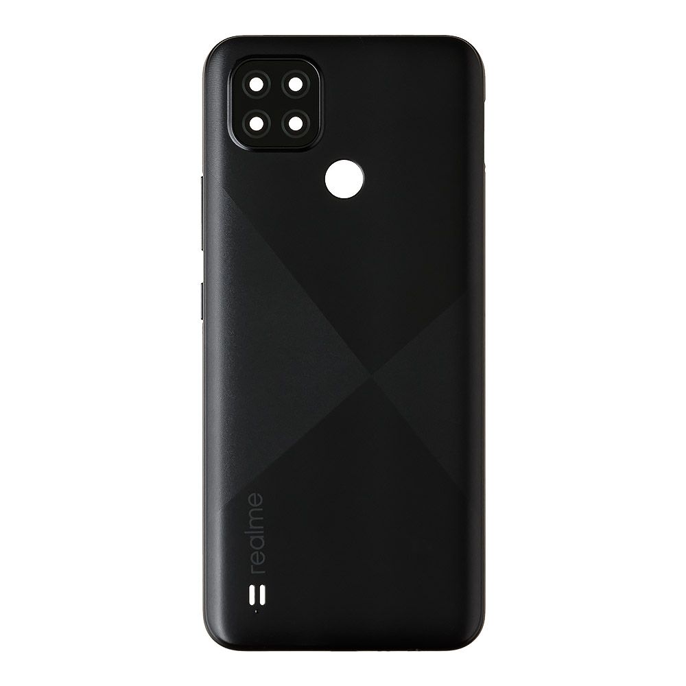 Задняя крышка для Realme C21 (черный)