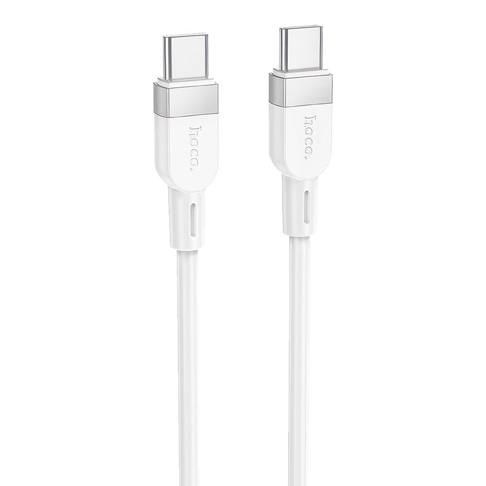 USB-C кабель HOCO X109 Energy Type-C, 3А, 60W, 1м, силикон (белый)