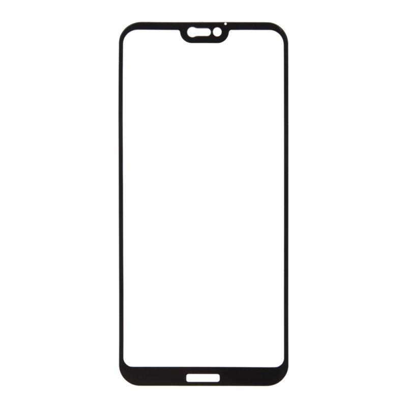 Защитное стекло "LP" для Huawei P20 Lite Thin Frame Full Glue с рамкой 0,33 мм 2,5D 9H (черное)