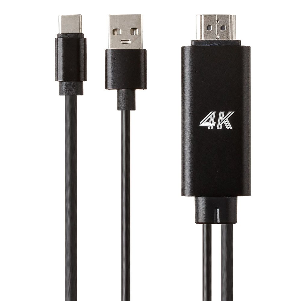 HDTV кабель USB Type-C to HDMI 1,8 метра (коробка)
