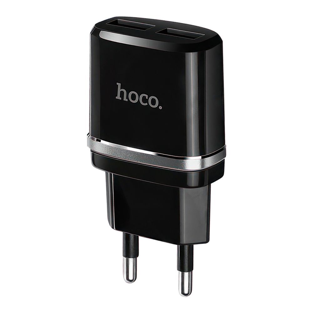 СЗУ HOCO C12 Smart 2xUSB, 2.4А (черный)