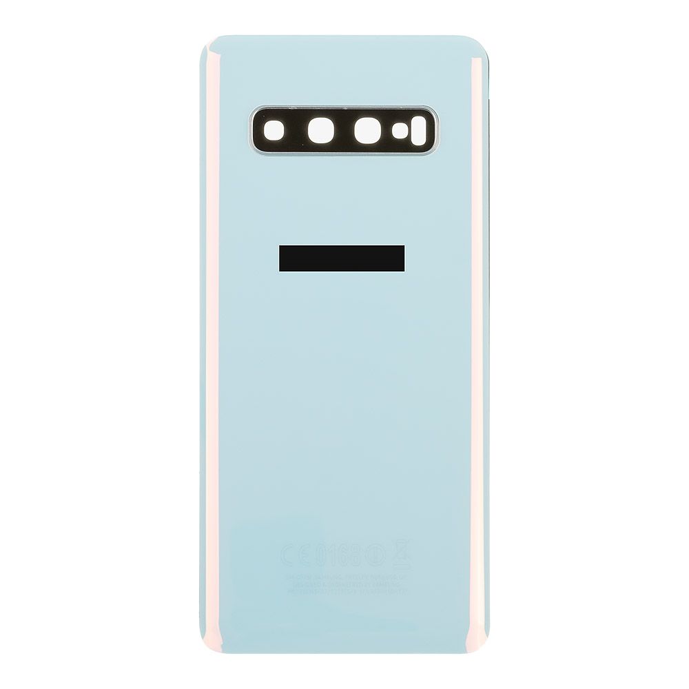 Задняя крышка для Samsung Galaxy S10 SM-G973F со стеклом камеры (белый)