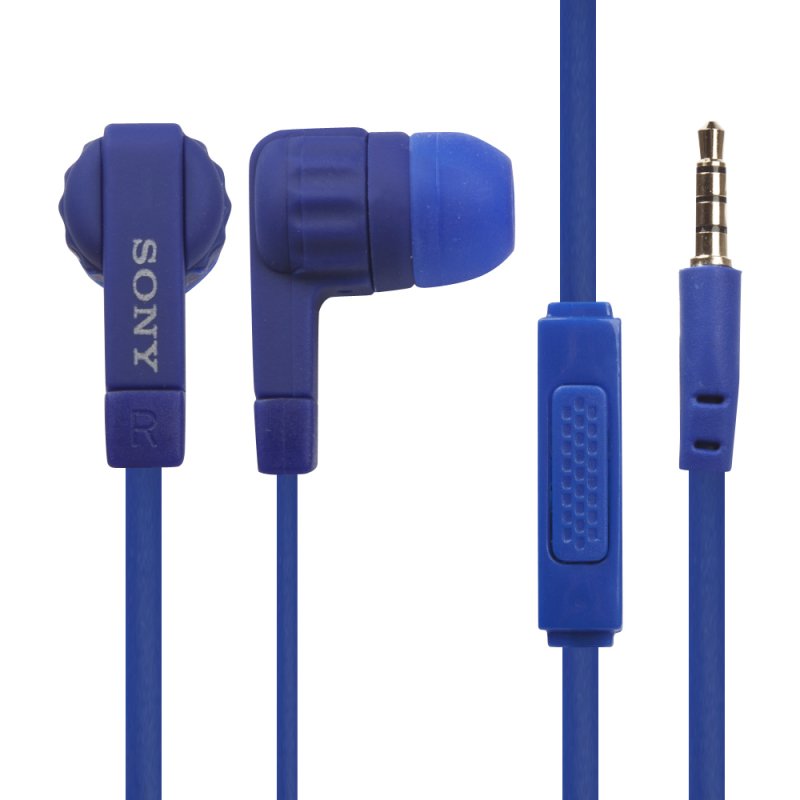 Гарнитура Sony MDR-EX850AP (синяя/коробка)
