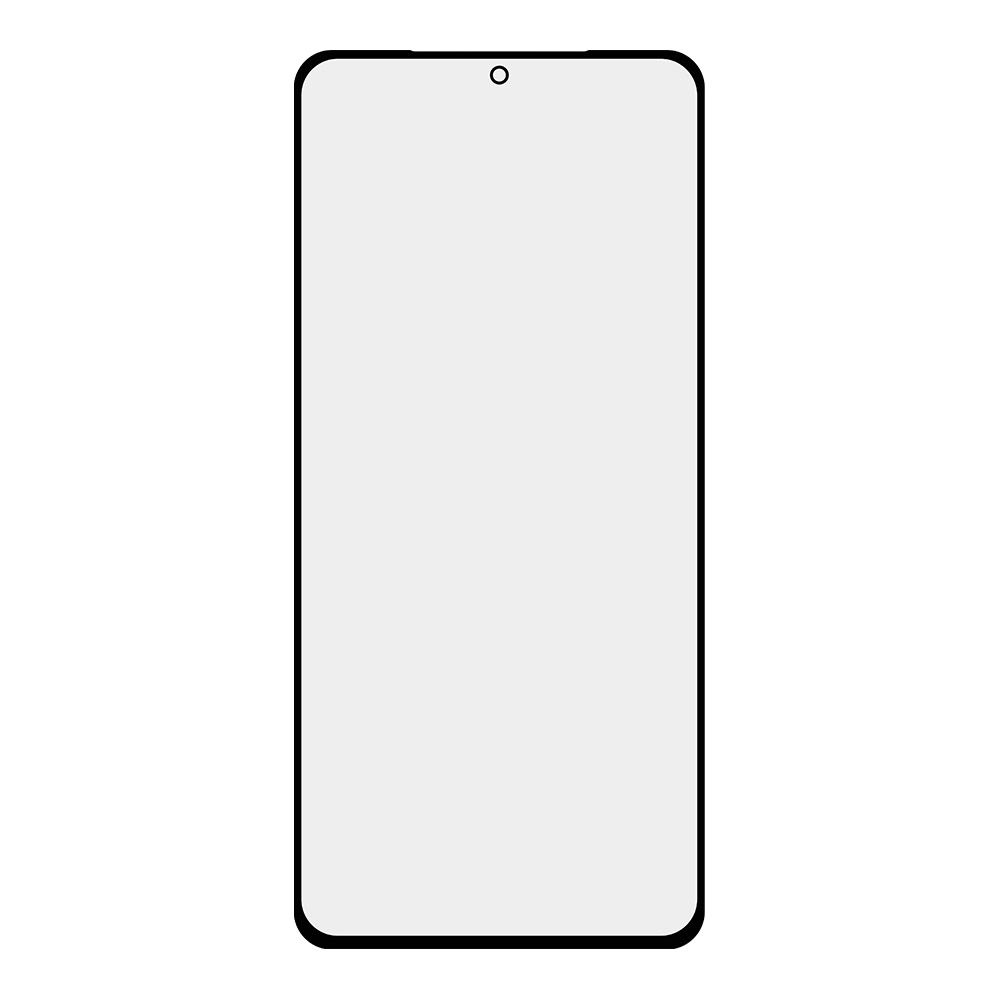 Стекло для переклейки Samsung Galaxy S21 Ultra (черный)