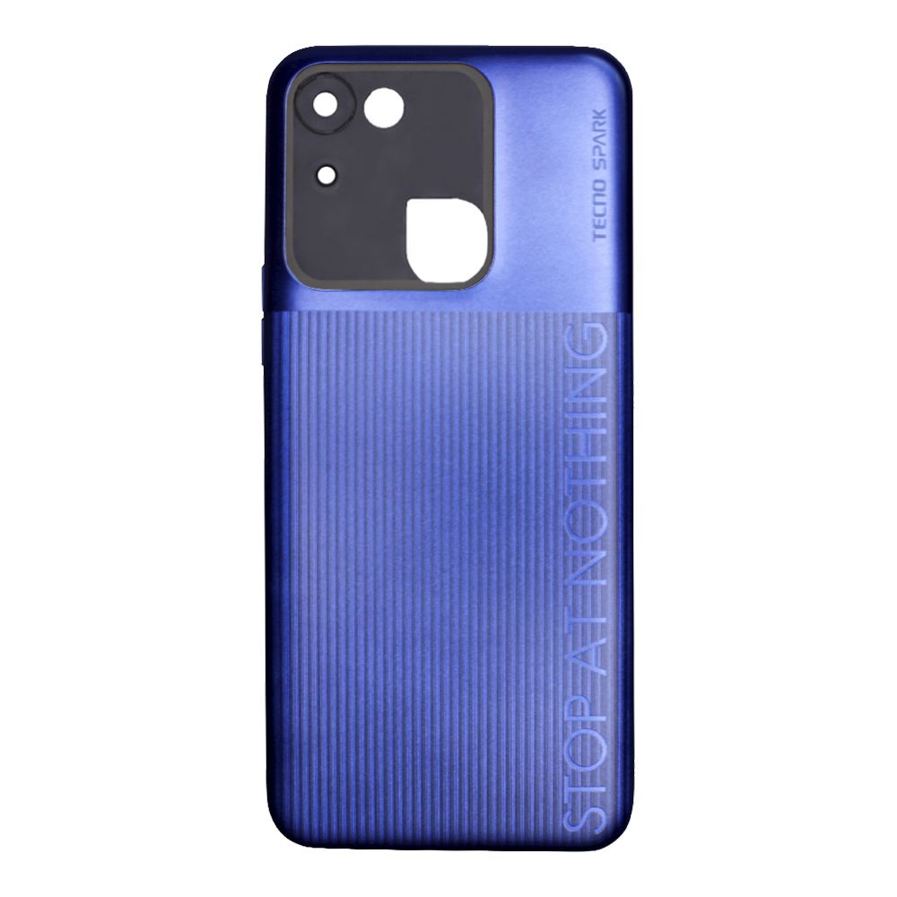 Задняя крышка для Tecno Spark GO 2022 (KG5) (синий)