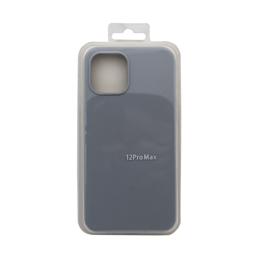 Силиконовый чехол для iPhone 12 Pro Max "Silicone Case" (серый) 26