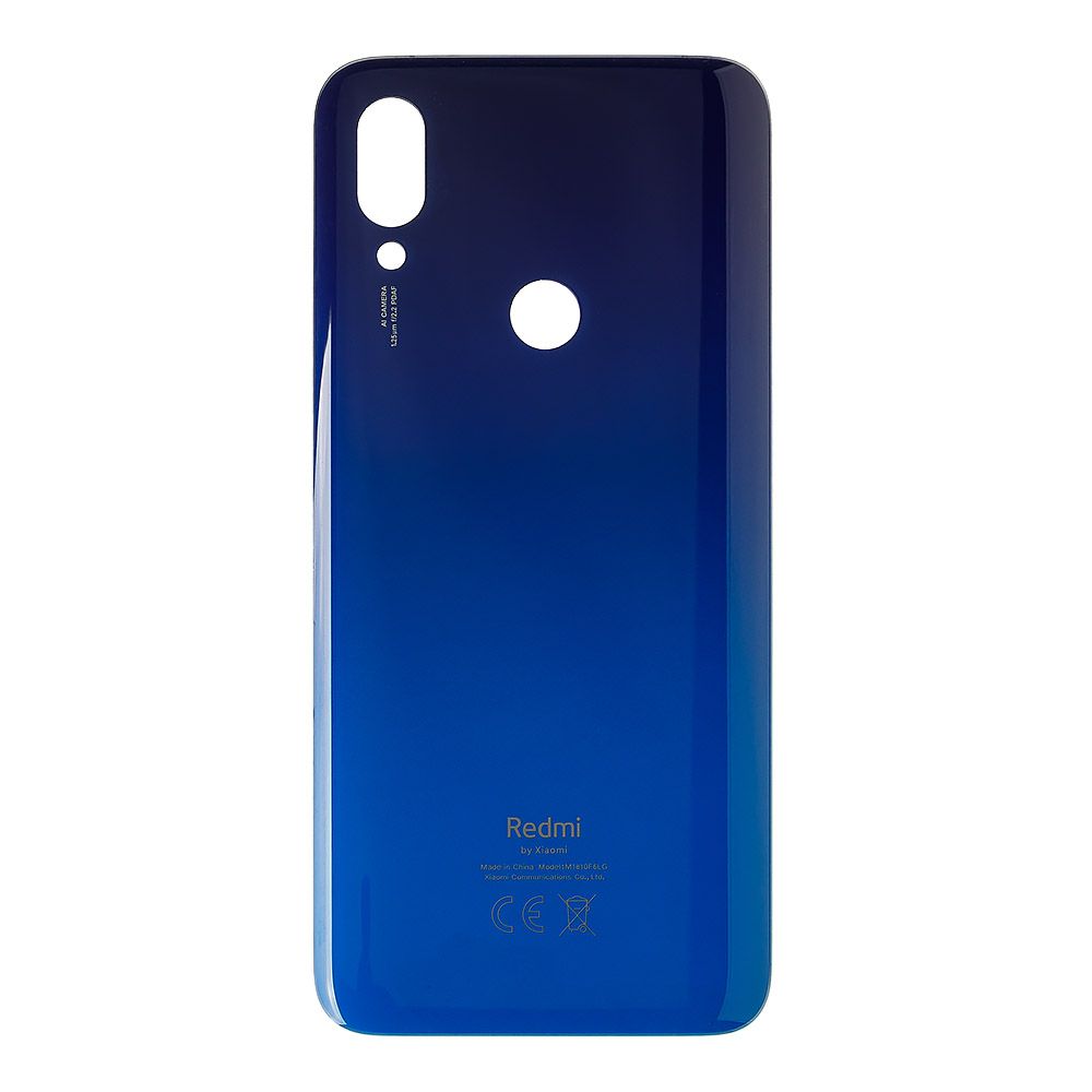 Задняя крышка для Xiaomi Redmi 7 (синий)