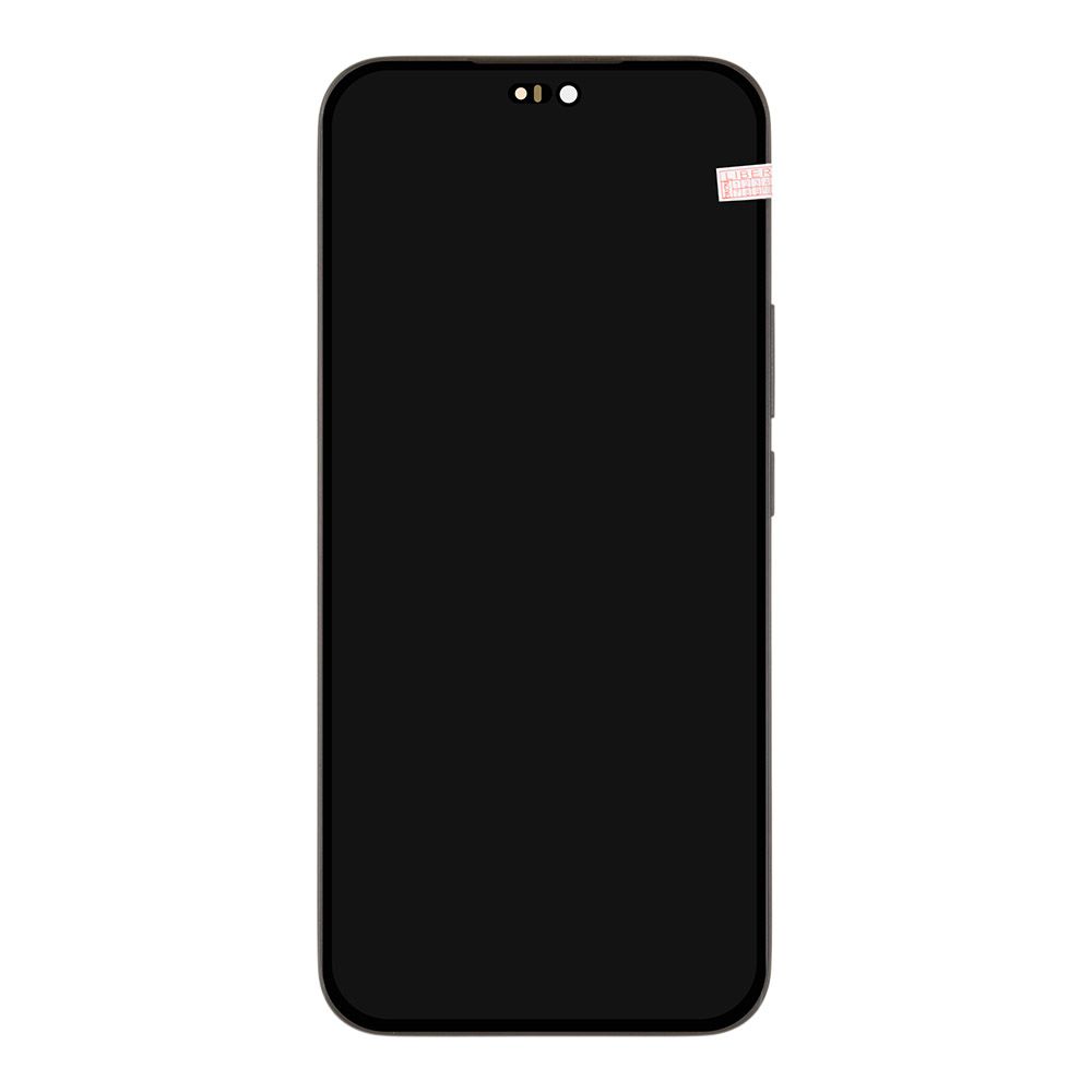 LCD дисплей для Huawei Honor X8c (ABR-LX1) с тачскрином в рамке (черный) 100% OR