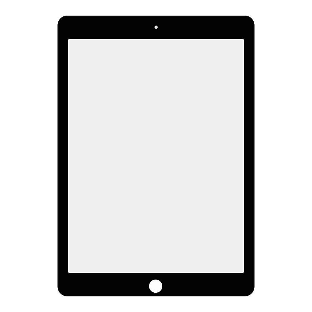 Стекло + OCA пленка для переклейки Apple iPad Pro 9.7" (черный)