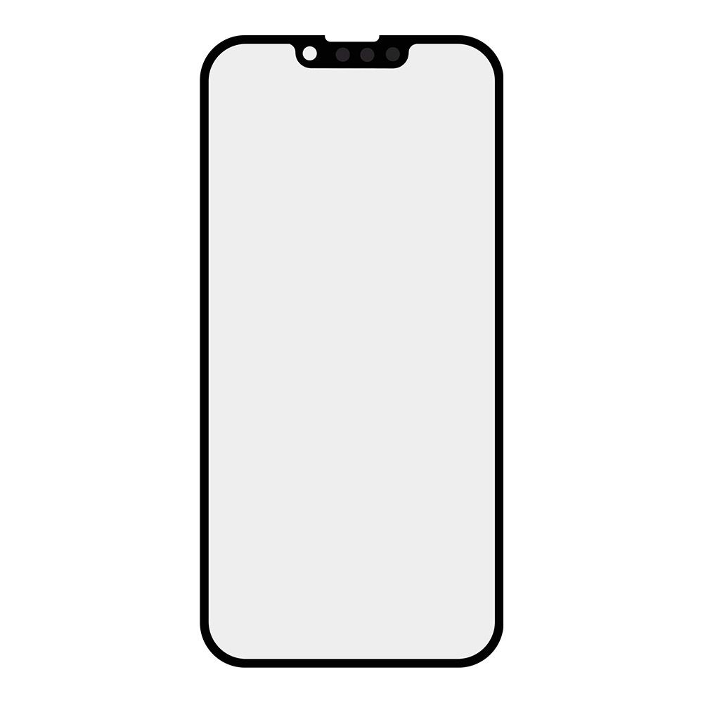 Стекло + OCA пленка для переклейки iPhone 14 олеофобное покрытие (черный)