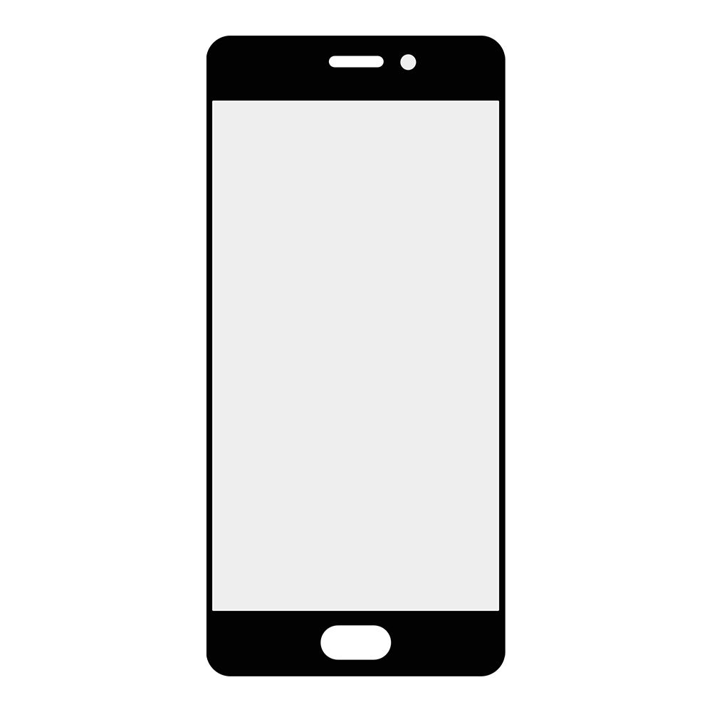 Стекло + OCA пленка для переклейки Meizu Pro 7 (черный)