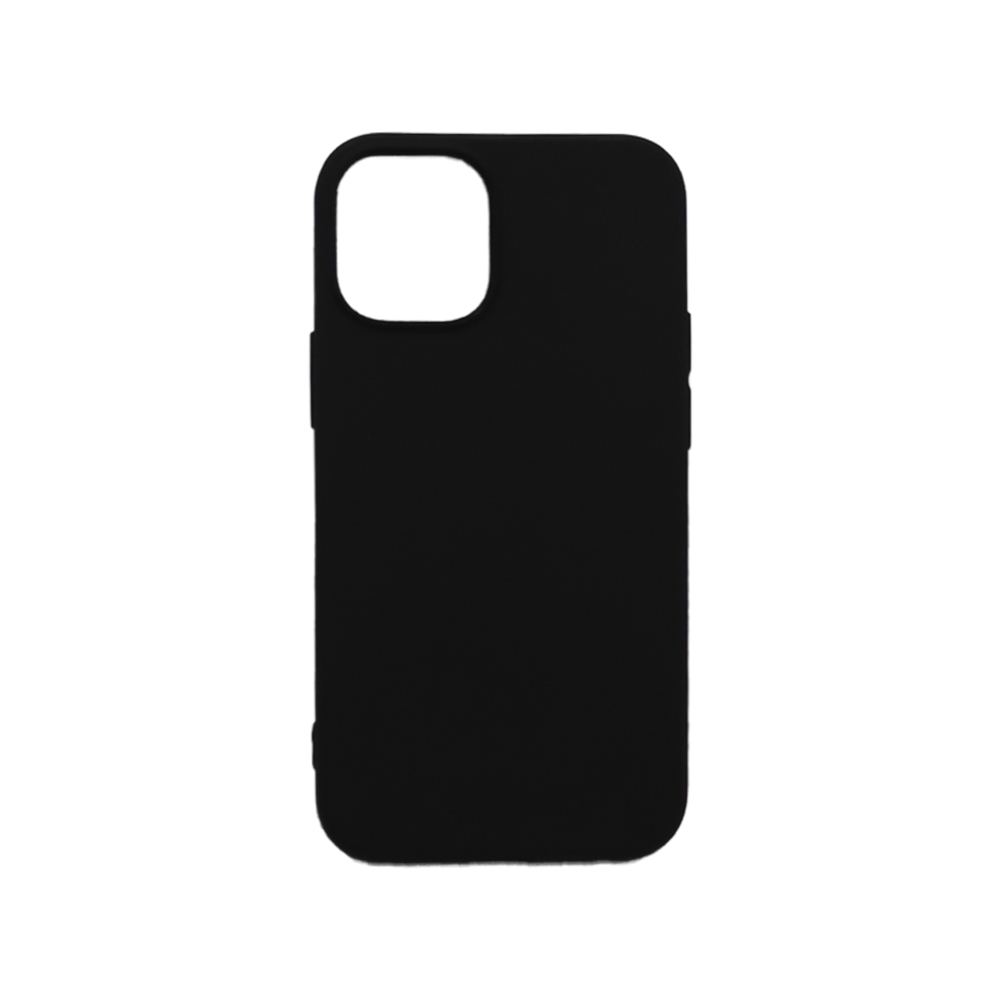 Силиконовый чехол "LP" для iPhone 12/12 Pro TPU (черный непрозрачный) европакет