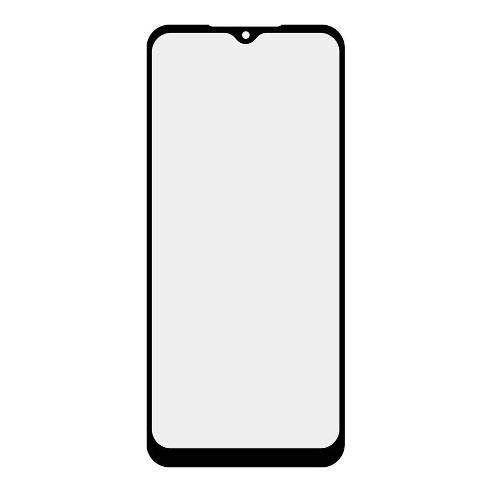 __Стекло + OCA пленка для переклейки Tecno Spark 10 / 10c (черный)