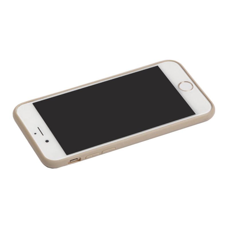 Защитная крышка для iPhone 6/6s Leather TPU Case (золотая  коробка)