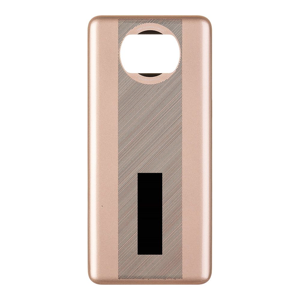 Задняя крышка для Xiaomi Poco X3/Poco X3 NFC (M2007J20CG)/Poco X3 Pro (M2102J20SG) (бежевый)