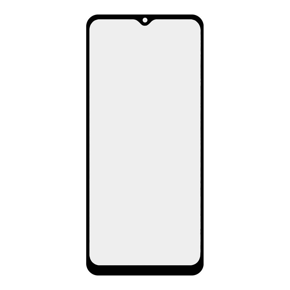 Стекло + OCA пленка для переклейки Samsung A125F/A127F/A022F/M127F Galaxy A12/M12/A02 (черный)