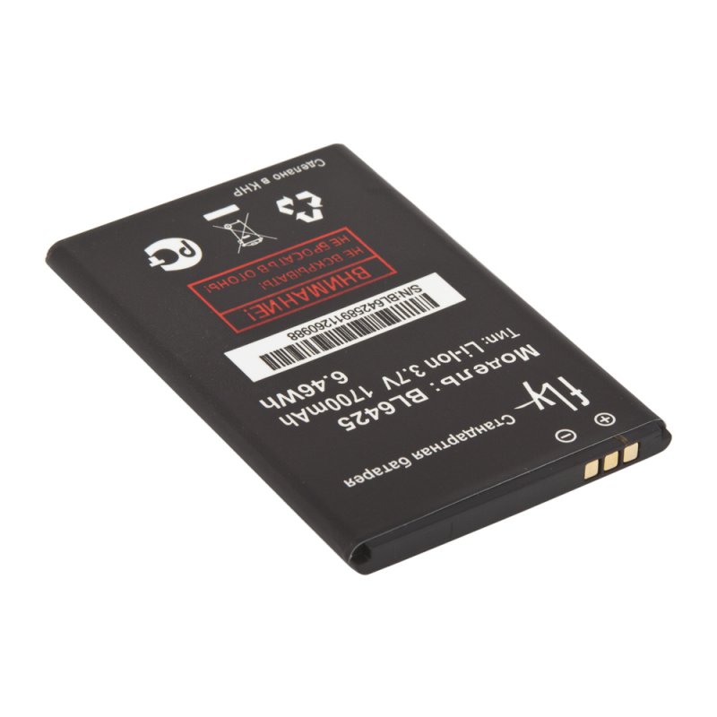 Аккумулятор (АКБ) для Fly FS454/FS455/FS456/FS457 BL6425 Li1600 EURO (OEM)