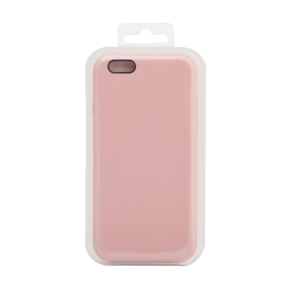 Силиконовый чехол для iPhone 6/6S "Silicone Case" (розовый, блистер)12