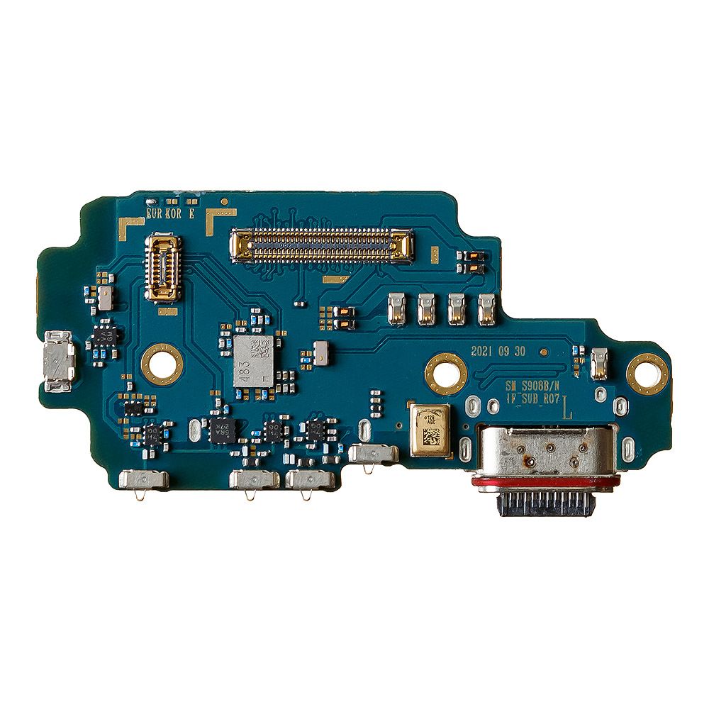 Шлейф/FLC Samsung Galaxy S22 Ultra SM-S908 на системный разъём/разъём SIM/микрофон, ориг