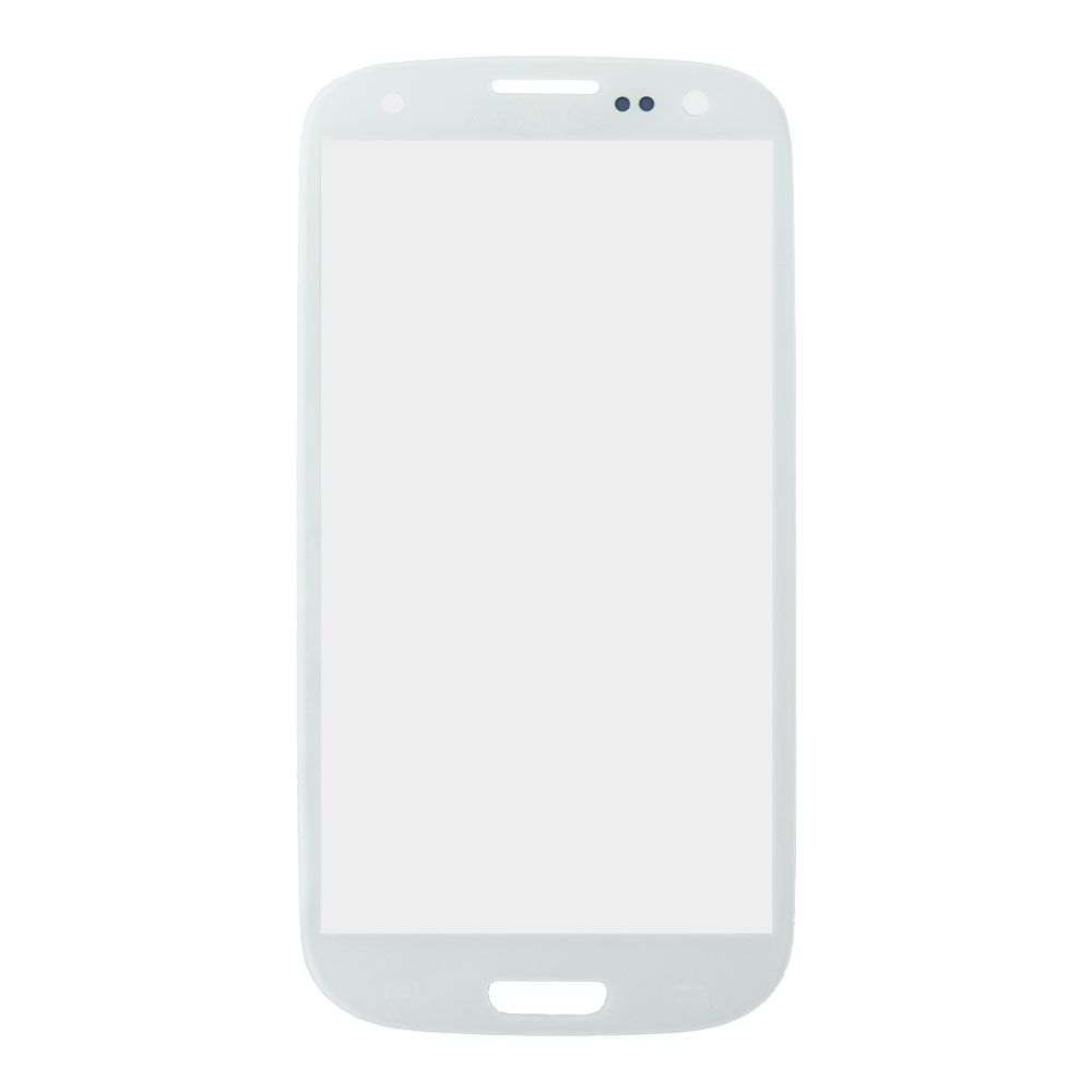 Стекло + OCA плёнка для переклейки Samsung i9300 (белый)