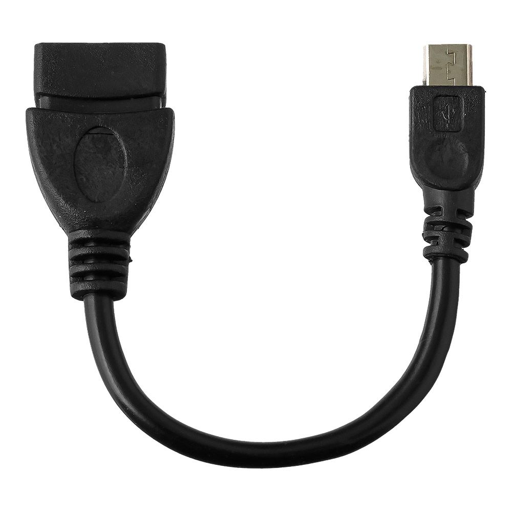 OTG Кабель USB (m) - micro USB (f) (черный, европакет)