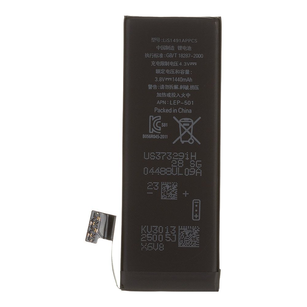 Аккумулятор (АКБ) для iPhone 5 Li1440 mAh 100% Filling Capacity
