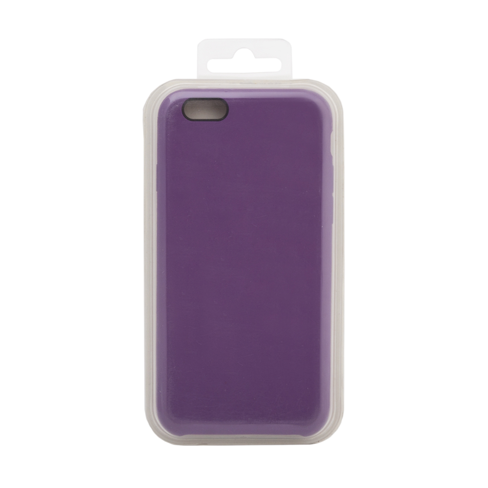Силиконовый чехол для iPhone 6/6S "Silicone Case" (фиолетовый, блистер) 45