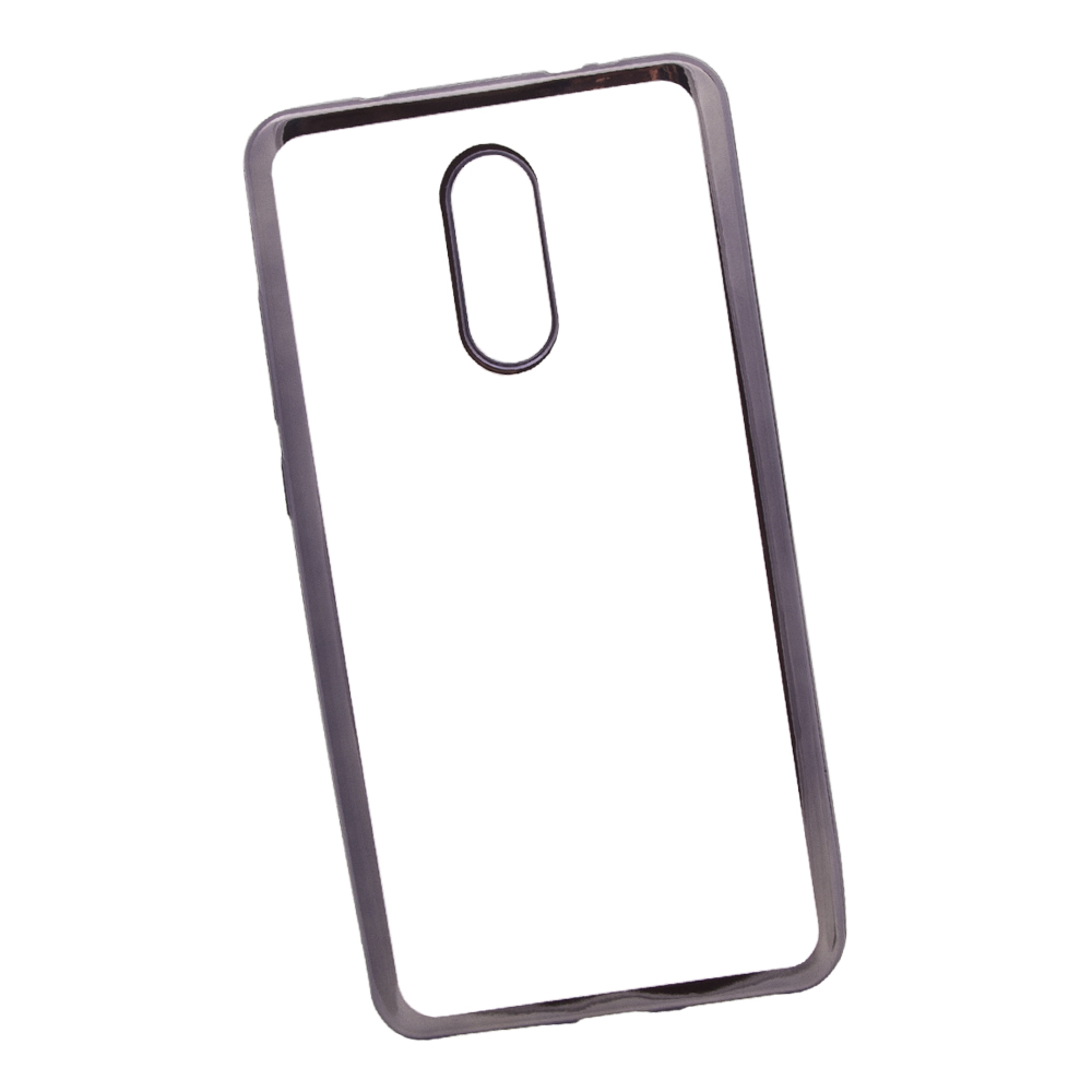 Силиконовый чехол "LP" для Xiaomi Redmi Pro TPU (прозрачный с черной хром рамкой)