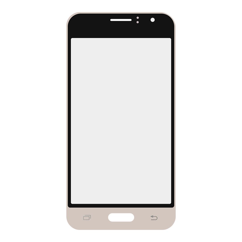 Стекло для переклейки Samsung  Galaxy J1 2016 (J120) (золото)