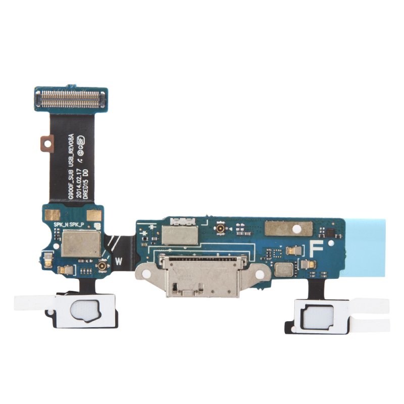 Шлейф/FLC Samsung Galaxy S5 SM-G900F на системный разъём/микрофон