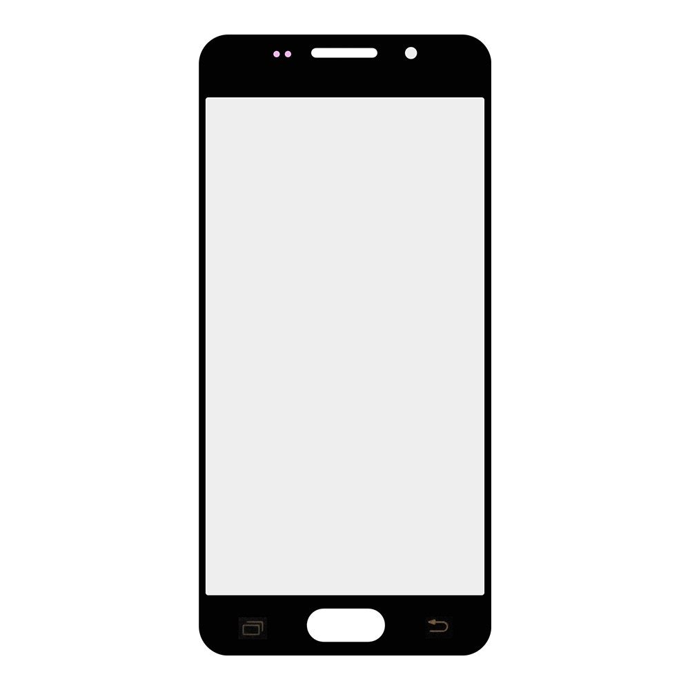 Стекло для переклейки Samsung SM-A310 A3 2016 (цвет черный)
